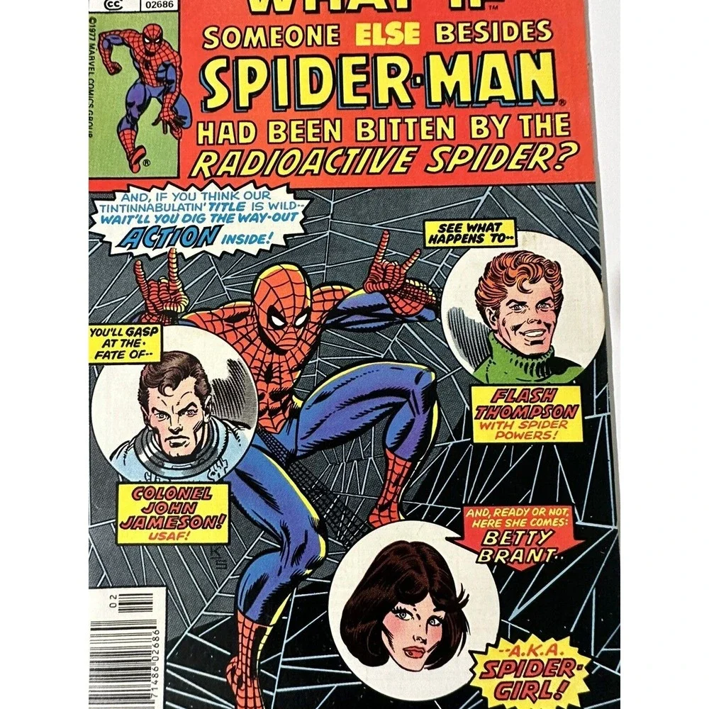 Marvel Comics What If #7 What If Someone Else Had‎ Become Spider-Man? 1977